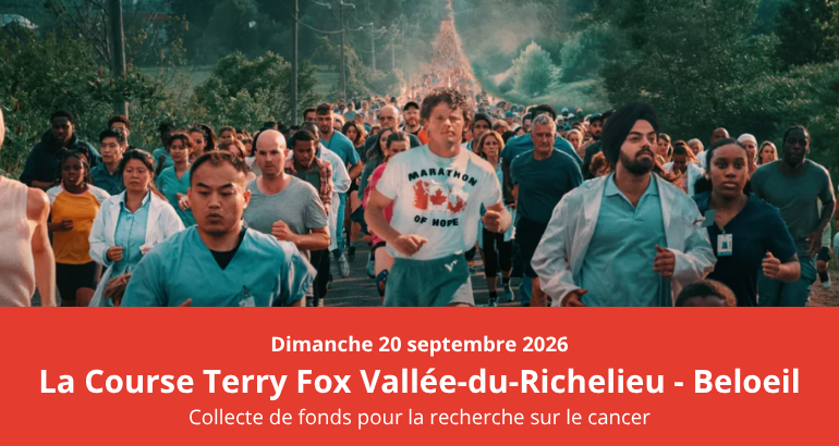 La Course Terry Fox de la Vallée-du-Richelieu 2026